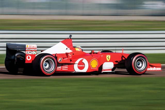 Most Expensive F1 Cars: 3. 2002 Ferrari F2002