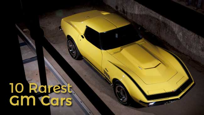 10 Rarest GM Cars That Are High Collectible Values