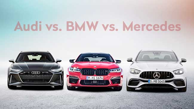 Mercedes vs. BMW vs. Audi – Which Brands is for YOU?