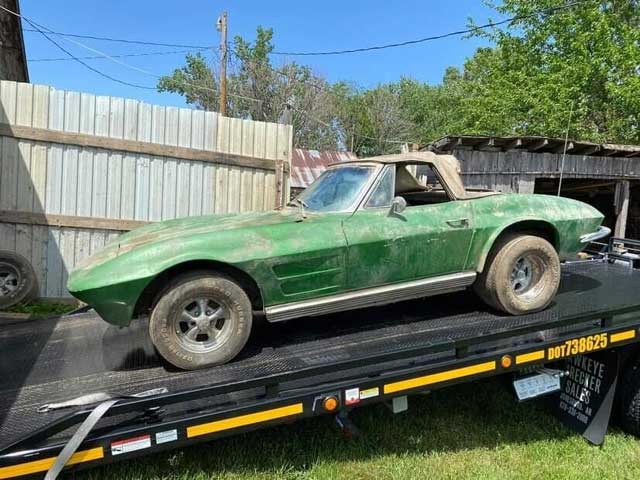 Barn Find 1964 Corvette Has Something Unexpected Under the Hood