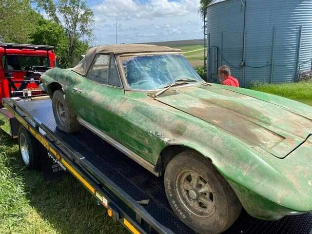 Barn Find 1964 Corvette Has Something Unexpected Under the Hood