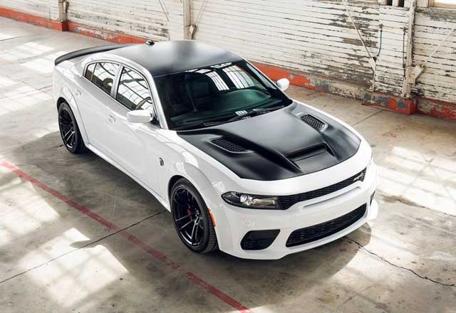 2021 Dodge Charger SRT Hellcat Ojos rojos de fuselaje ancho