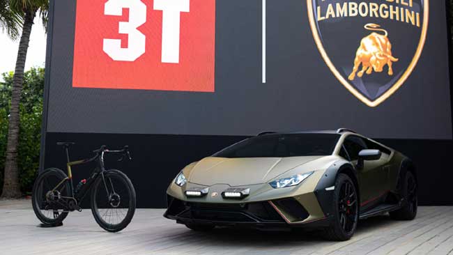 Lamborghini and 3T Unveil Huracán Sterrato Bike