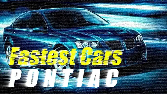 The 10 Fastest Pontiac Cars Ever, Ranked by Speed