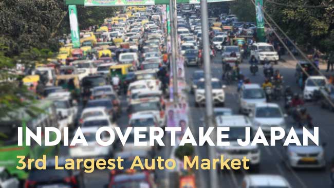 India Becomes 3rd Largest Auto Market, Overtake Japan