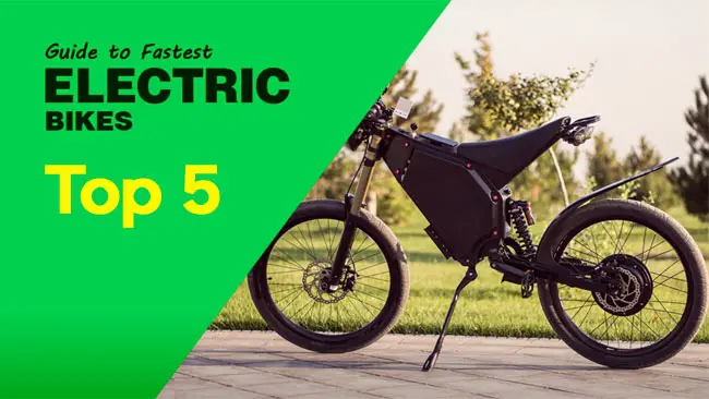 The World's Top 5 Fastest E-bikes (Top speed: 93.2 MPH)